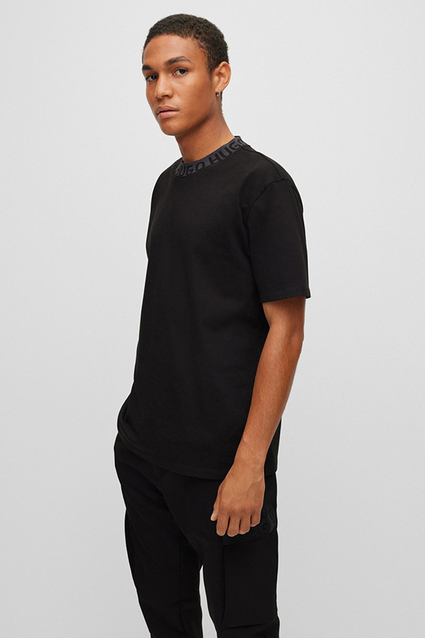 T-SHIRT HUGO - 001 BLACK